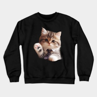 Darling Cat Executive Crewneck Sweatshirt